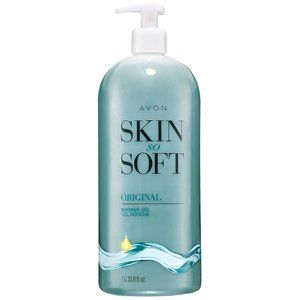 Avon Skin So Soft 33.8 Fluid Ounces Bonus Size Original Shower Gel